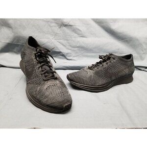 Nike Flyknit Racer Triple Black Sneakers Mens Size 11.5 NEW NO BOX!